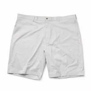 Walter Hagen Big & Tall Perfect 11 Flat Front Light Khaki Shorts 50 X 10.5 NWT